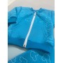 Костюм ясельний (кофта на блискавці + штани) блакитний 